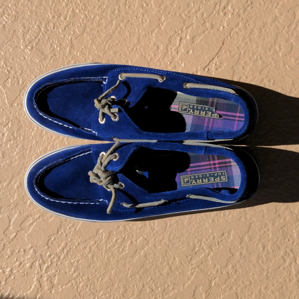 Sperry cobalt blue loafers